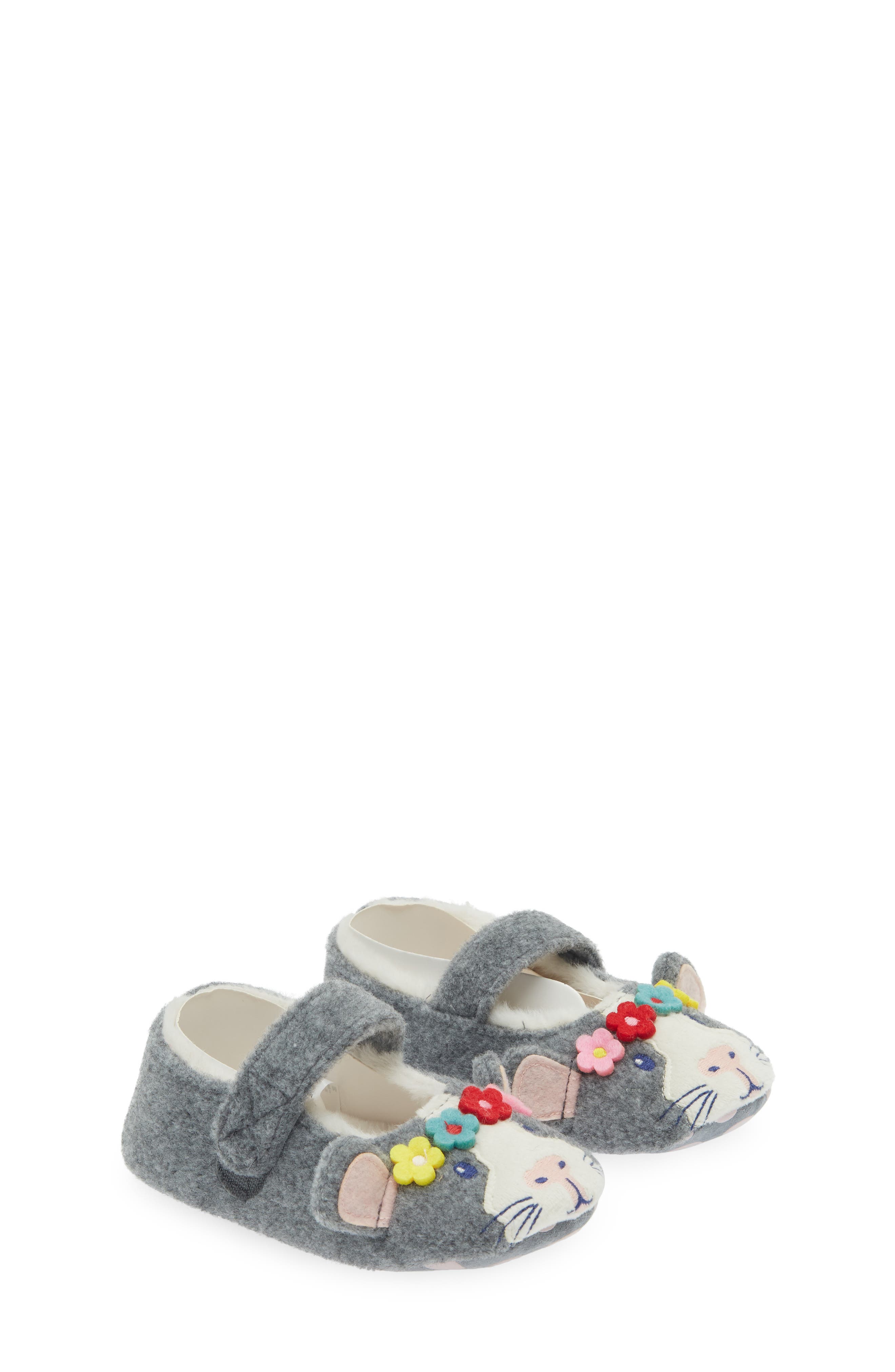 Mini Boden Kids' Guinea Pig Slippers, Main, color, 