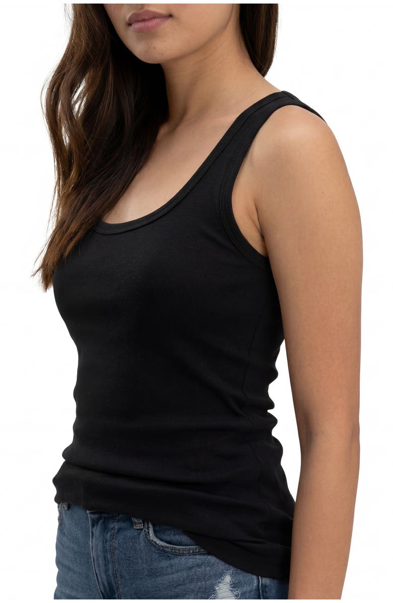 Solomon & Sage Women's S&G Classic Tank Top, Alternate, color, Black