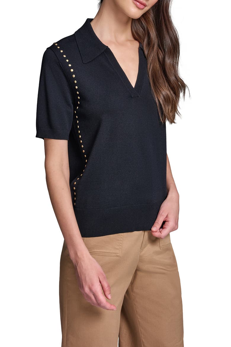 Stud Detail Sweater, Alternate, color, MIDNIGHT NAVY