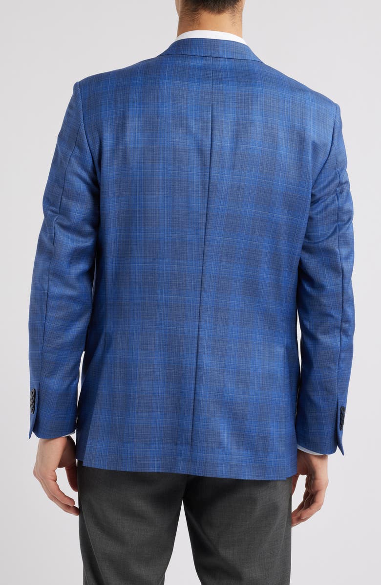 Peter Millar Flynn Classic Fit Plaid Wool Sport Coat, Alternate, color, 