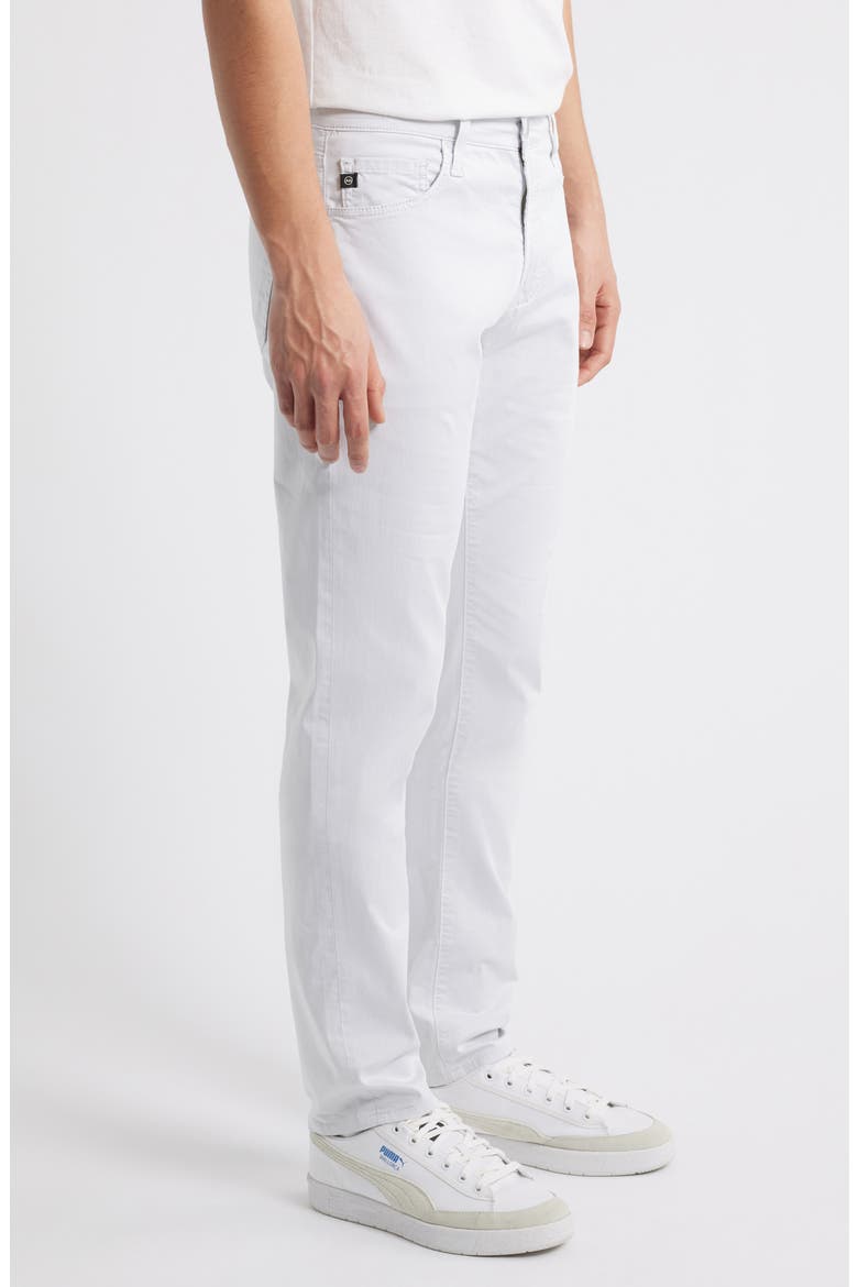 Tellis Slim Fit Twill Pants, Alternate, color, ALMOST WHITE