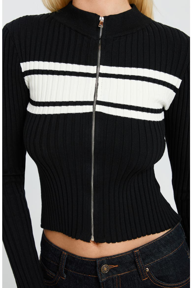 Decisive Zip Cardigan, Alternate, color, MULTI