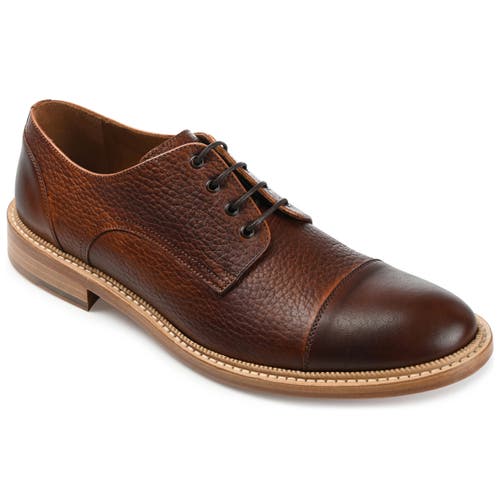 Taft Rome Cap Toe Derby In Brown