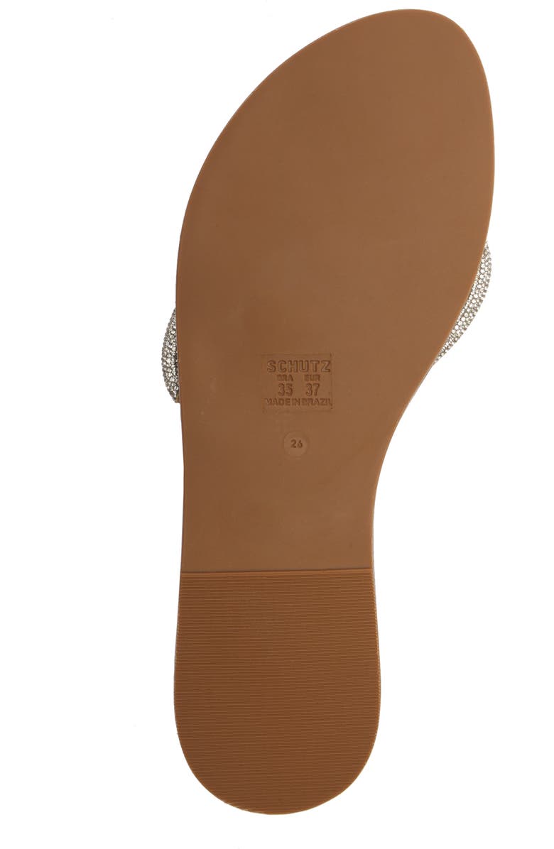 Schutz Kittie Glam Ankle Wrap Sandal, Alternate, color,