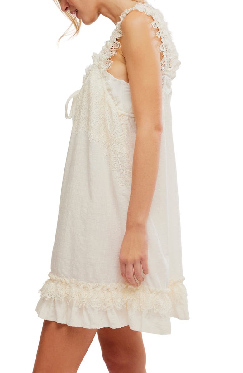 Free People Wish Me Luck Romper, Alternate, color, Ivory