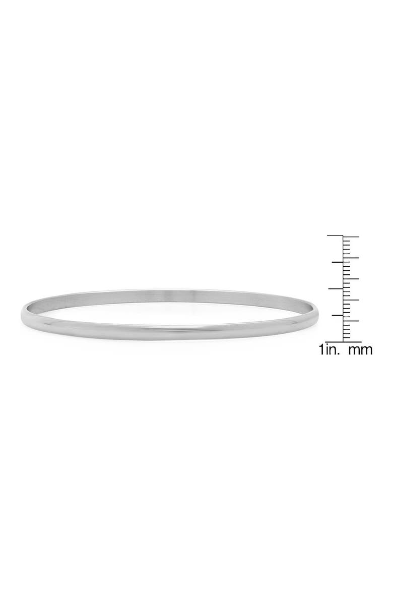 Slim Bangle, Alternate, color, SILVER