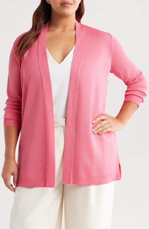 Jones New York Open Front Cardigan<br /> in Fresh Guava 