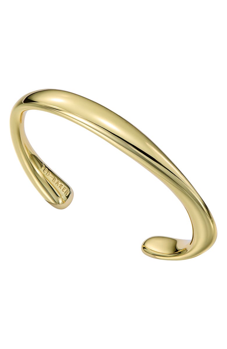 Ted Baker Cova Contour Cuff Bracelet, Alternate, color, Metallic Gold