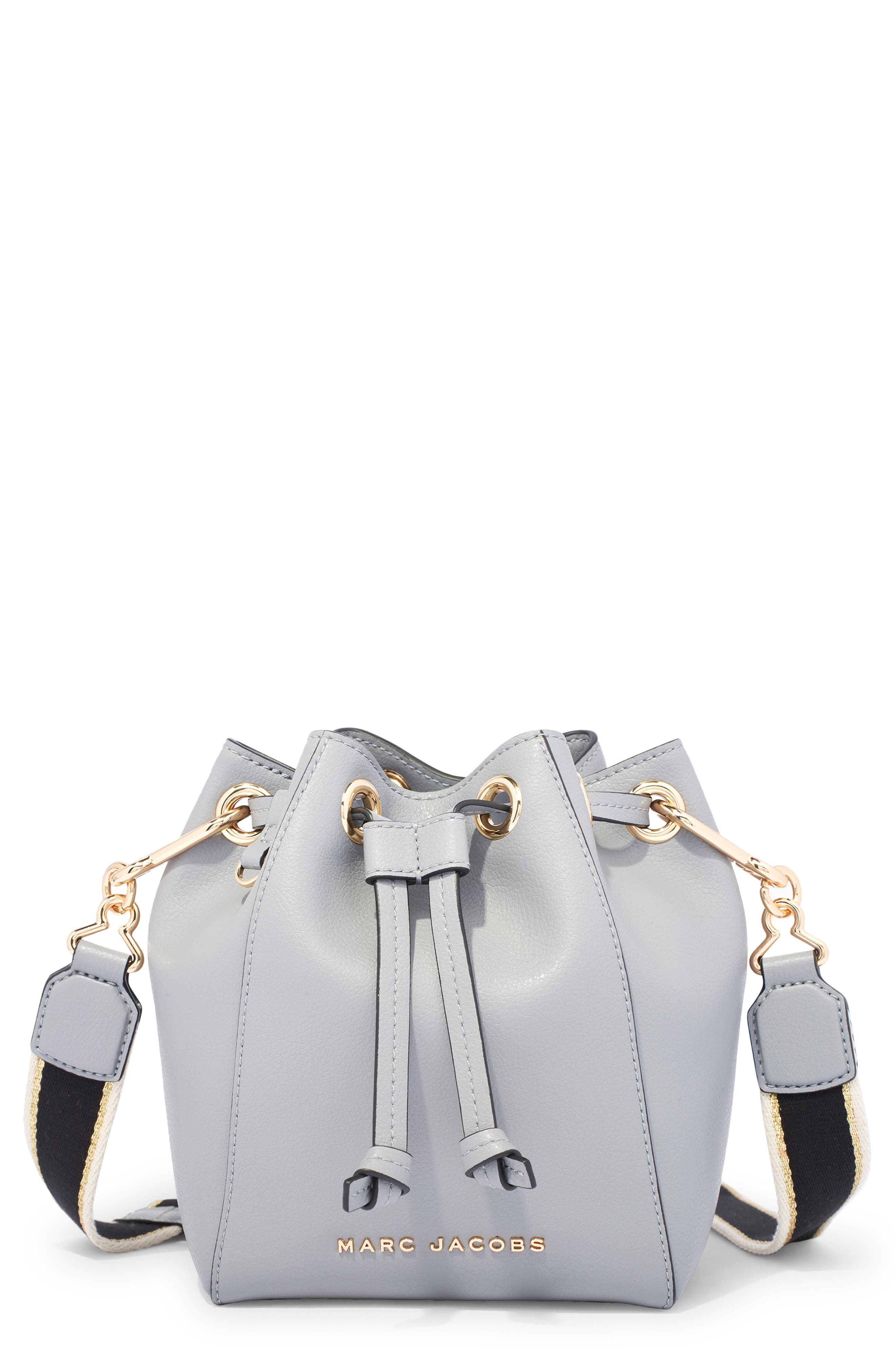 THE MARC JACOBS The Bucket Bag, Main, color, ROCK GREY