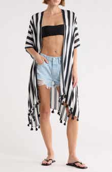 Nordstrom Print Tassel Duster