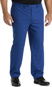 Michael Kors Big & Tall Windowpane Suit Pants