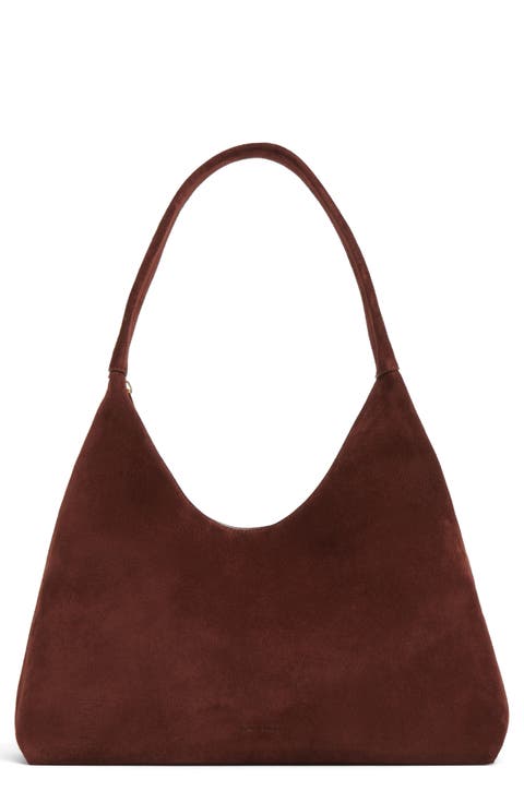 Candy Suede Shoulder Bag