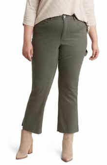 'Ab'Solution Skyrise Raw Hem Barely Bootcut Jeans (Nordstrom Exclusive)