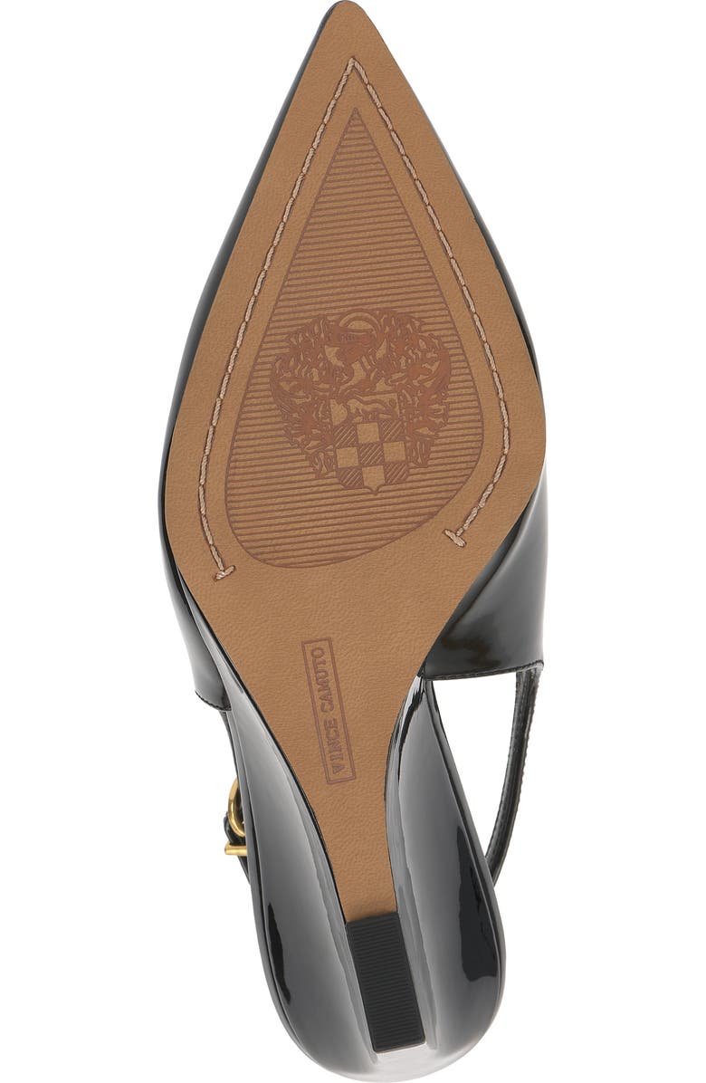 Vince Camuto Meristi Slingback Pointed Toe Wedge Pump, Alternate, color, Black