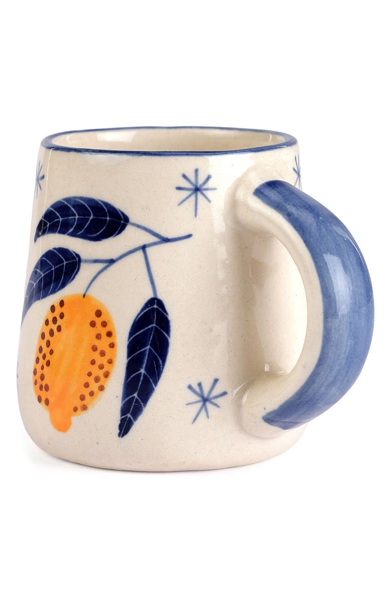 Casa Amarosa Lemon Mug, Main, color, Yellow