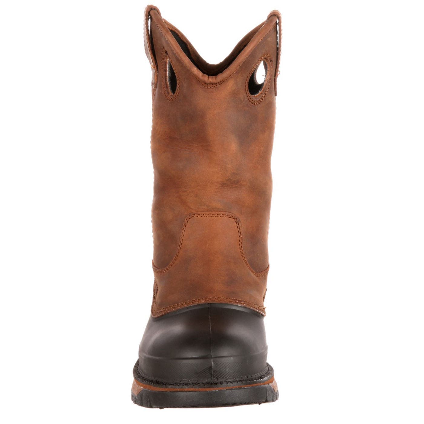 Steel Toe Wellington, Alternate, color, BROWN