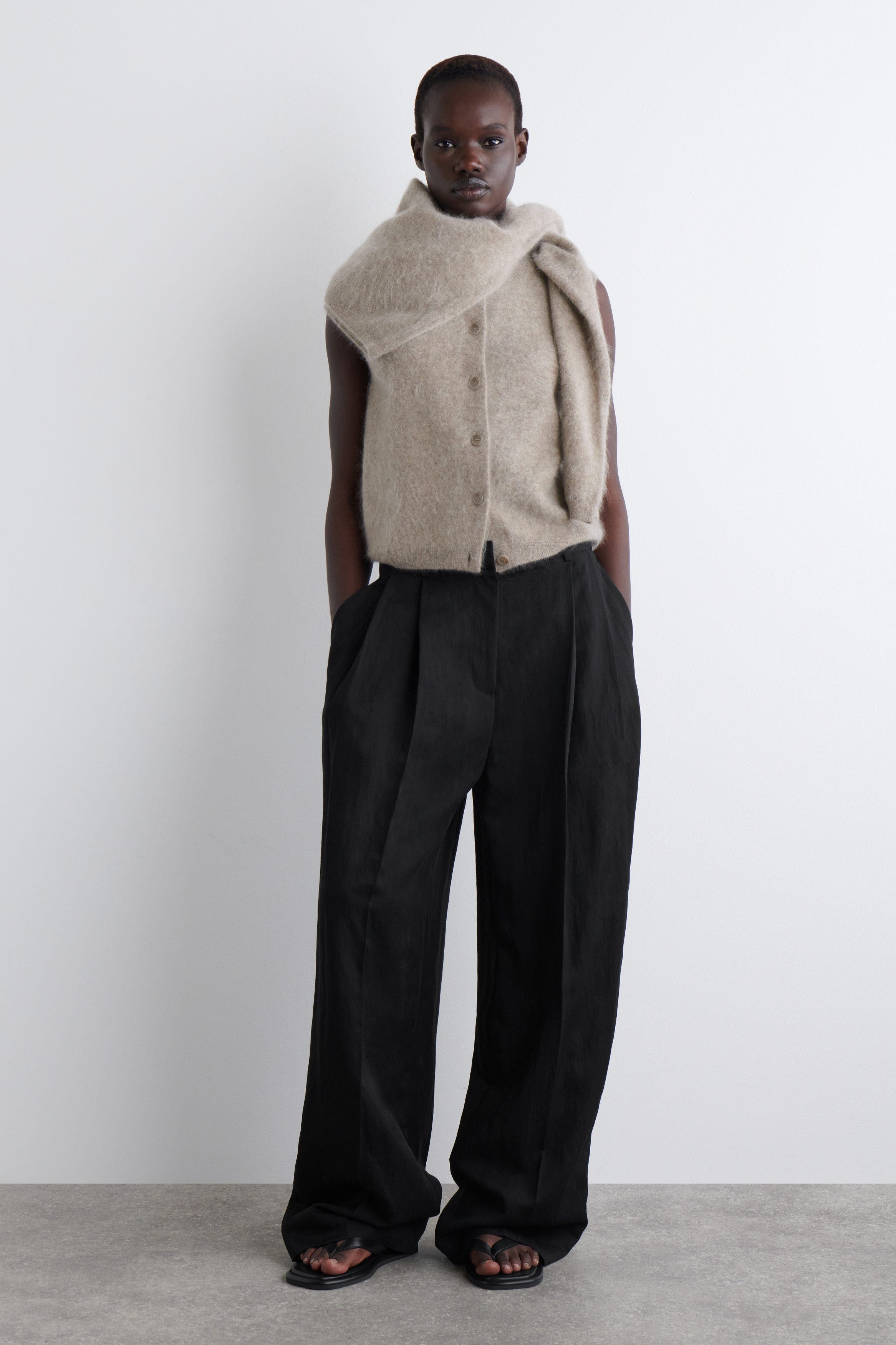 Brushed-Cashmere Vest - image 2