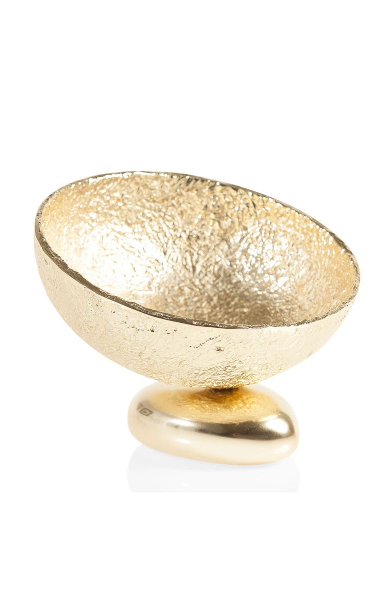 Lunares Nest Rock Candy Dish, Alternate, color, Gold