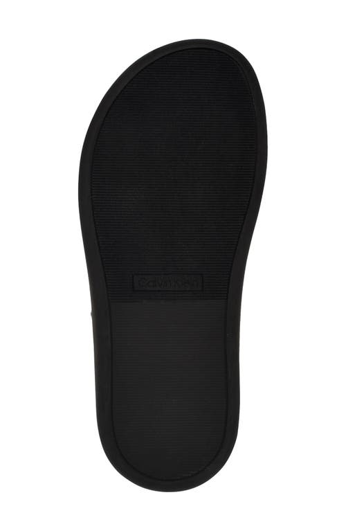 Calvin Klein Pacen Slide Sandal In Medium Blue