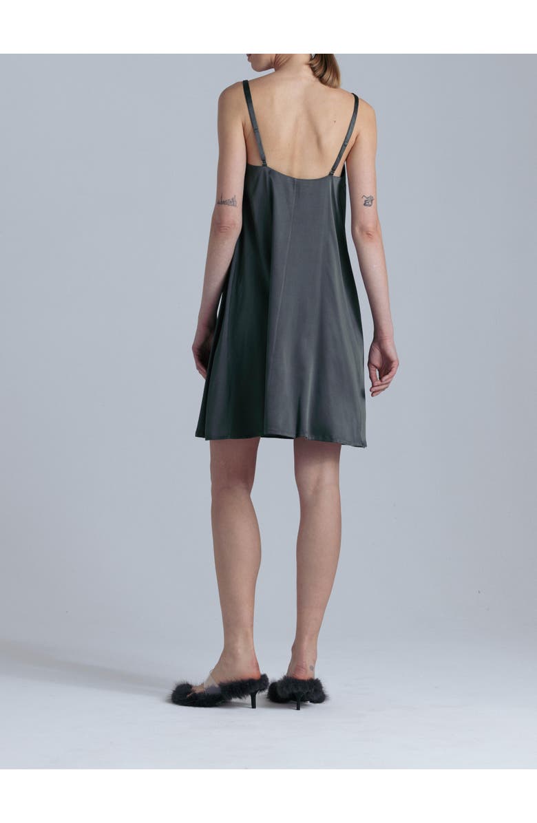 Alas Aphrodite Silk Midi Dress, Alternate, color, Rich Green