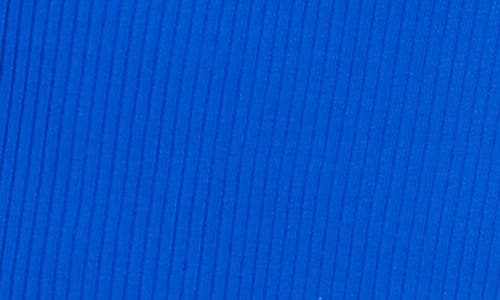 Ramy Brook Shiann Ribbed Body-con Dress In Blue