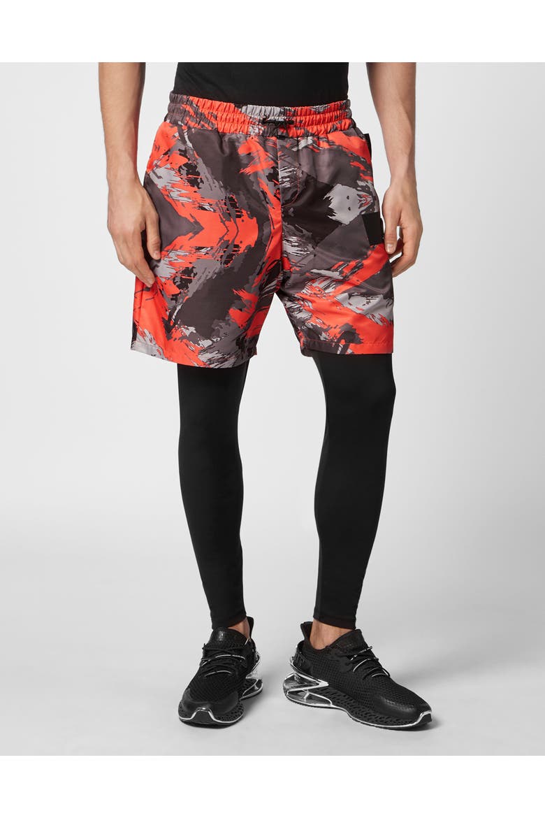 Running Pants Men, Main, color, black/orange