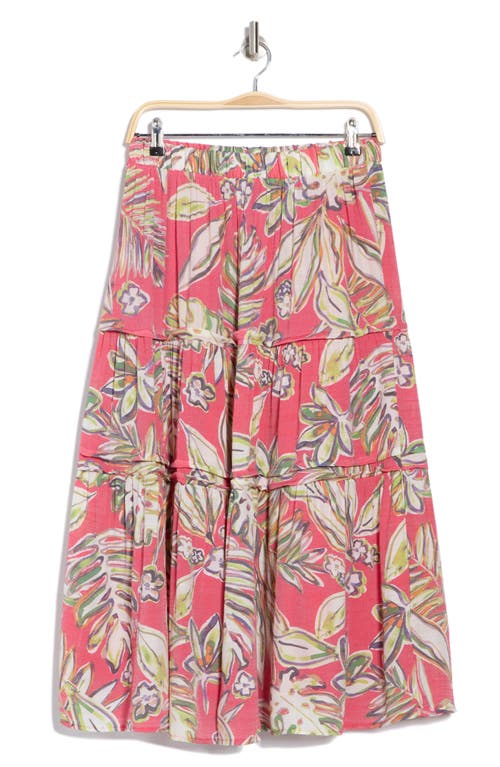 Nanette Lepore Printed Tiered Skirt In Multi