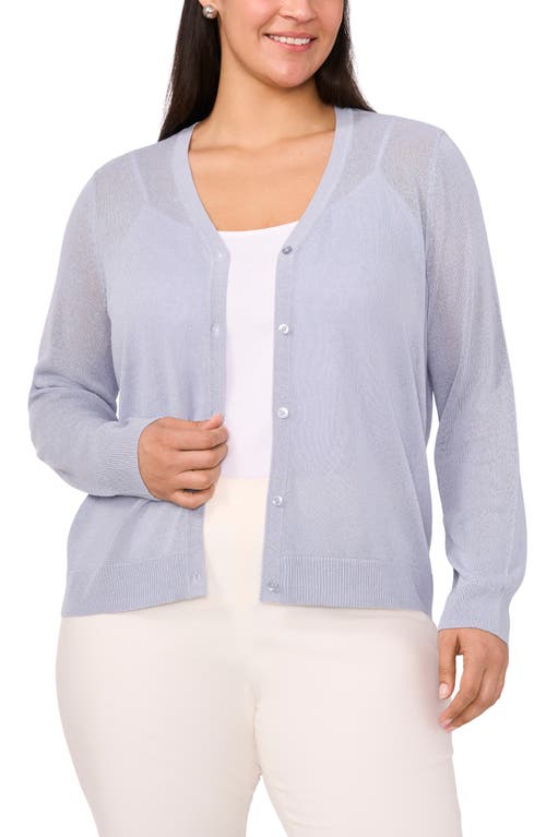 Halogenr Halogen(r) V-neck Cardigan In Blue Fog