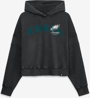 FANATICS Women's Fanatics Black Philadelphia Eagles Counter Run Pullover Hoodie