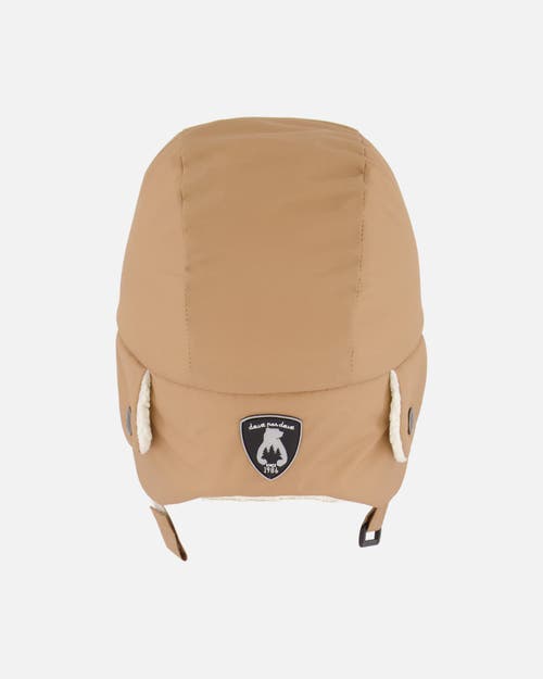 Deux Par Deux Gender Inclusive Lined Chapka In Brown