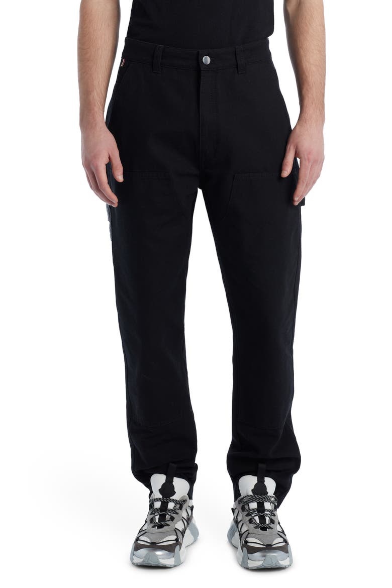 Cotton Carpenter Pants, Main, color, BLACK
