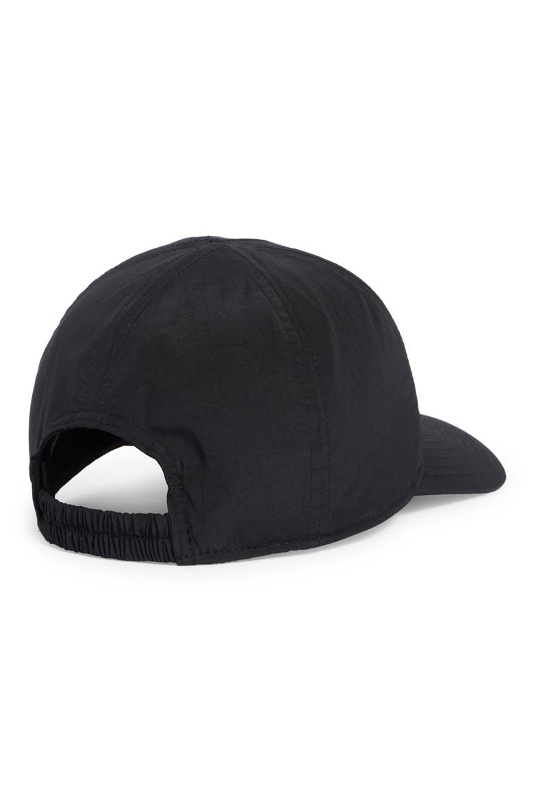 logo patch baseball cap, Alternate, color, BLACK