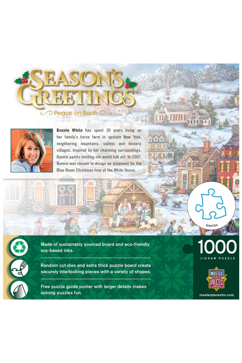 Peace on Earth 1000 Piece Jigsaw Puzzle, Alternate, color, Multicolor