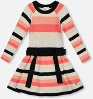 Deux par Deux Striped Knit Dress