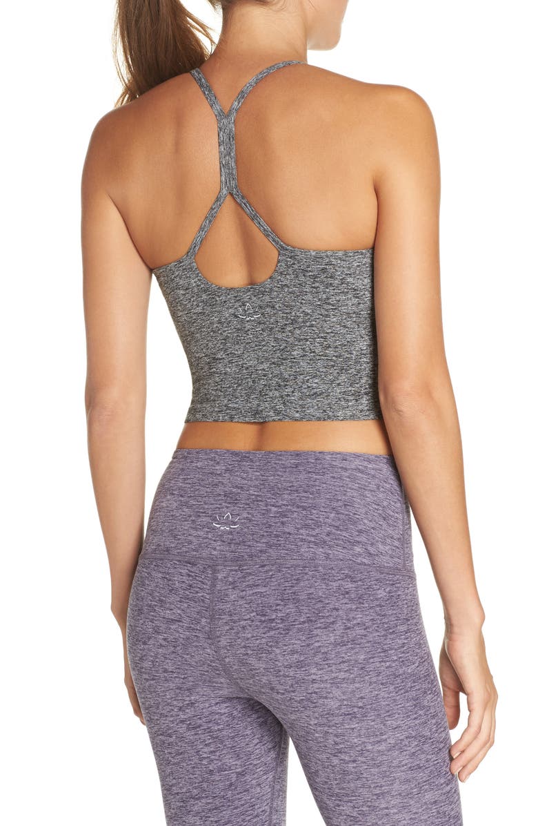 Beyond Yoga Space Dye Slim Racerback Crop Tank, Alternate, color, 