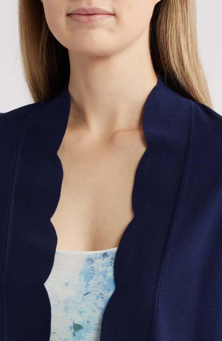 Kay Unger Logan Cardigan, Alternate, color, Dark Navy