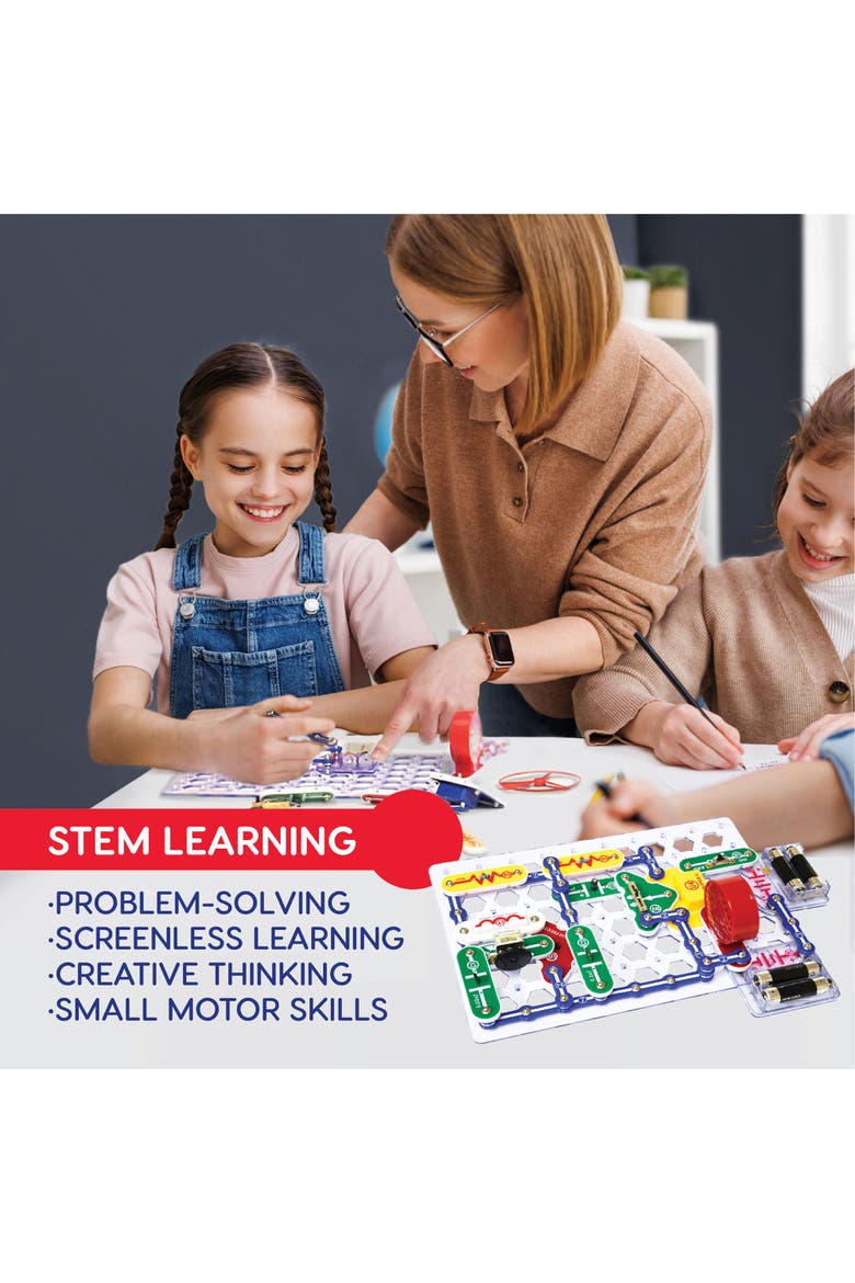 Elenco Snap Circuits Sc300, Kids Ages 8+, Alternate, color, Multicolored