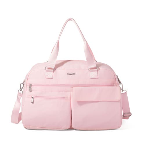Baggallini Modern Everywhere Travel Duffel Weekender Bag In Bagg Pink