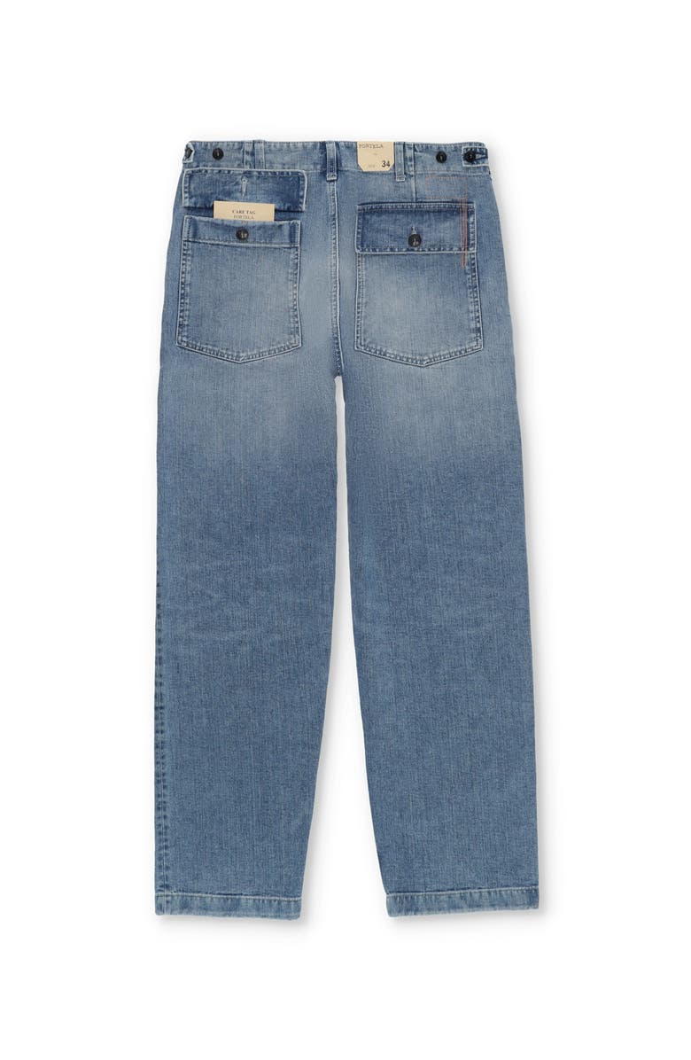 Fortela Bleach Wash Denim Pants, Alternate, color, D240