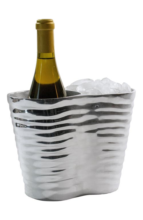 Lunares Aquos Wine Chiller W/ Ice Pocket In Blue
