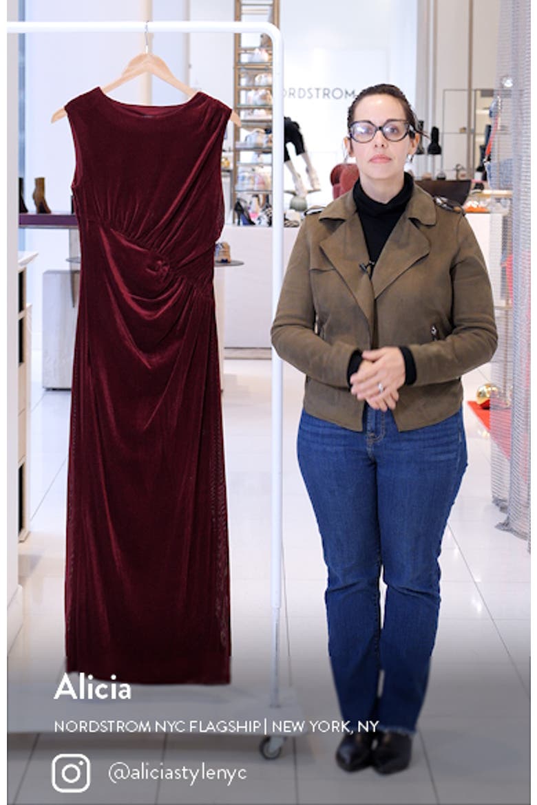 Shirred Velvet Gown video