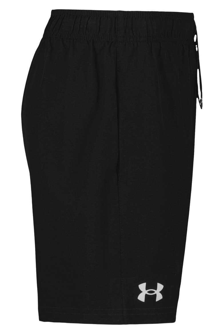 Kids' Compression Volley Swim Trunks, Alternate, color, BLACK