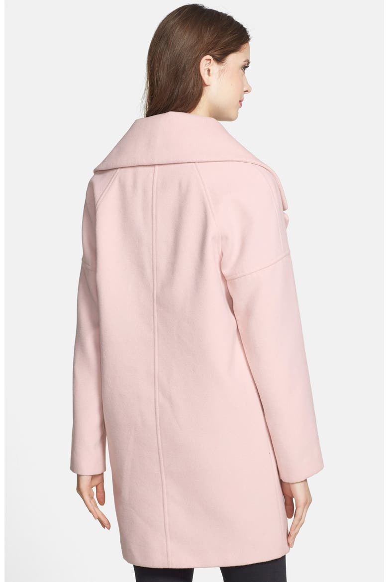 Oversize Collar Boyfriend Coat, Alternate, color, PINK