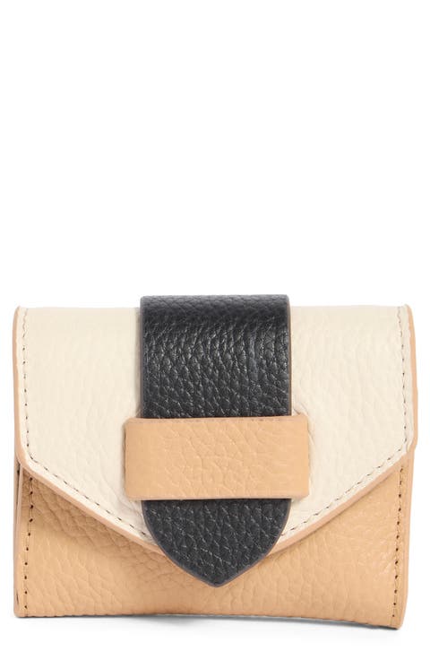 Keisha Leather Flap Wallet