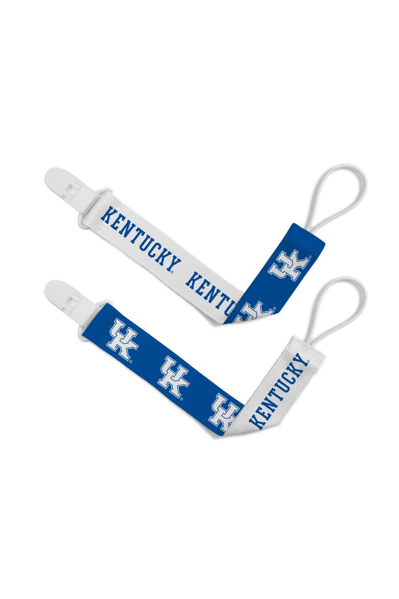 Kentucky Wildcats Pacifier Clip 2-Pack, Main, color, Multicolor