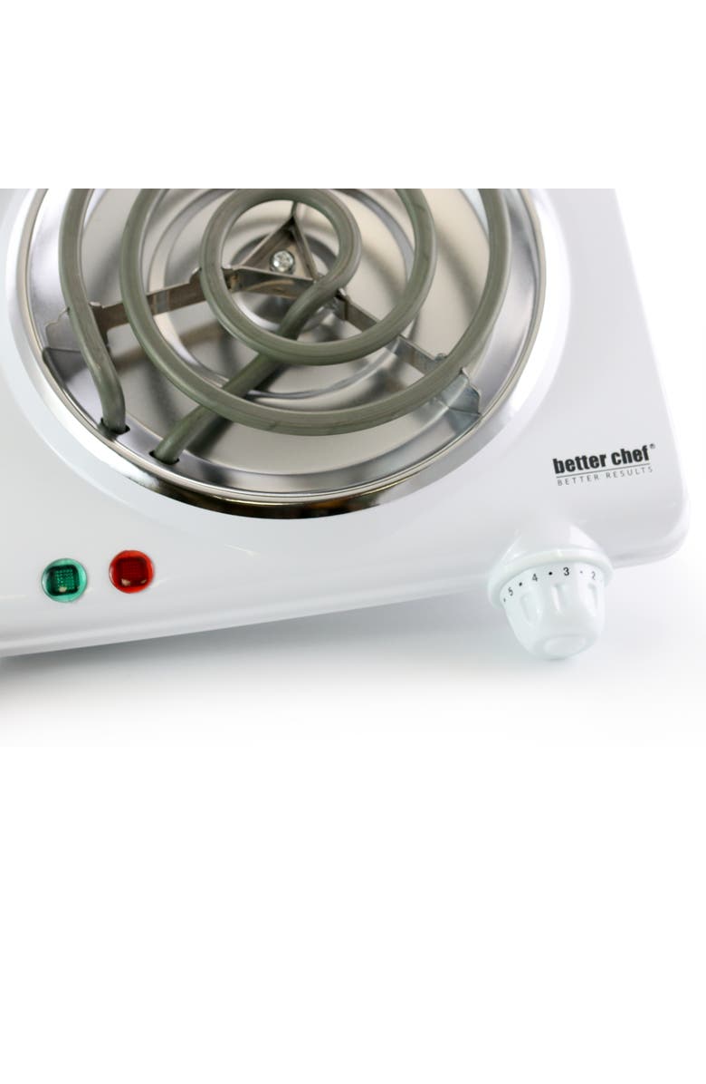 Better Chef Electric Countertop Range, Alternate, color, White