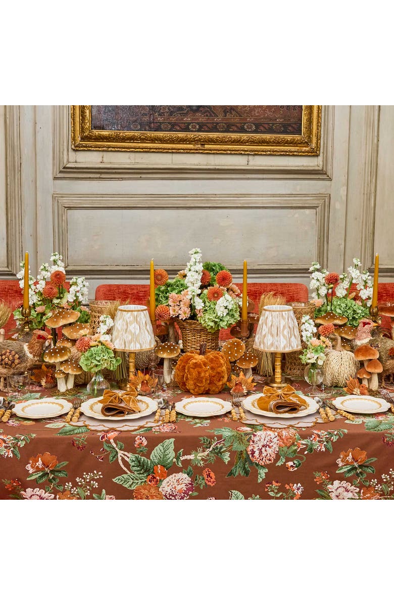 Mrs. Alice Lily Placemats, Alternate, color, Mustard