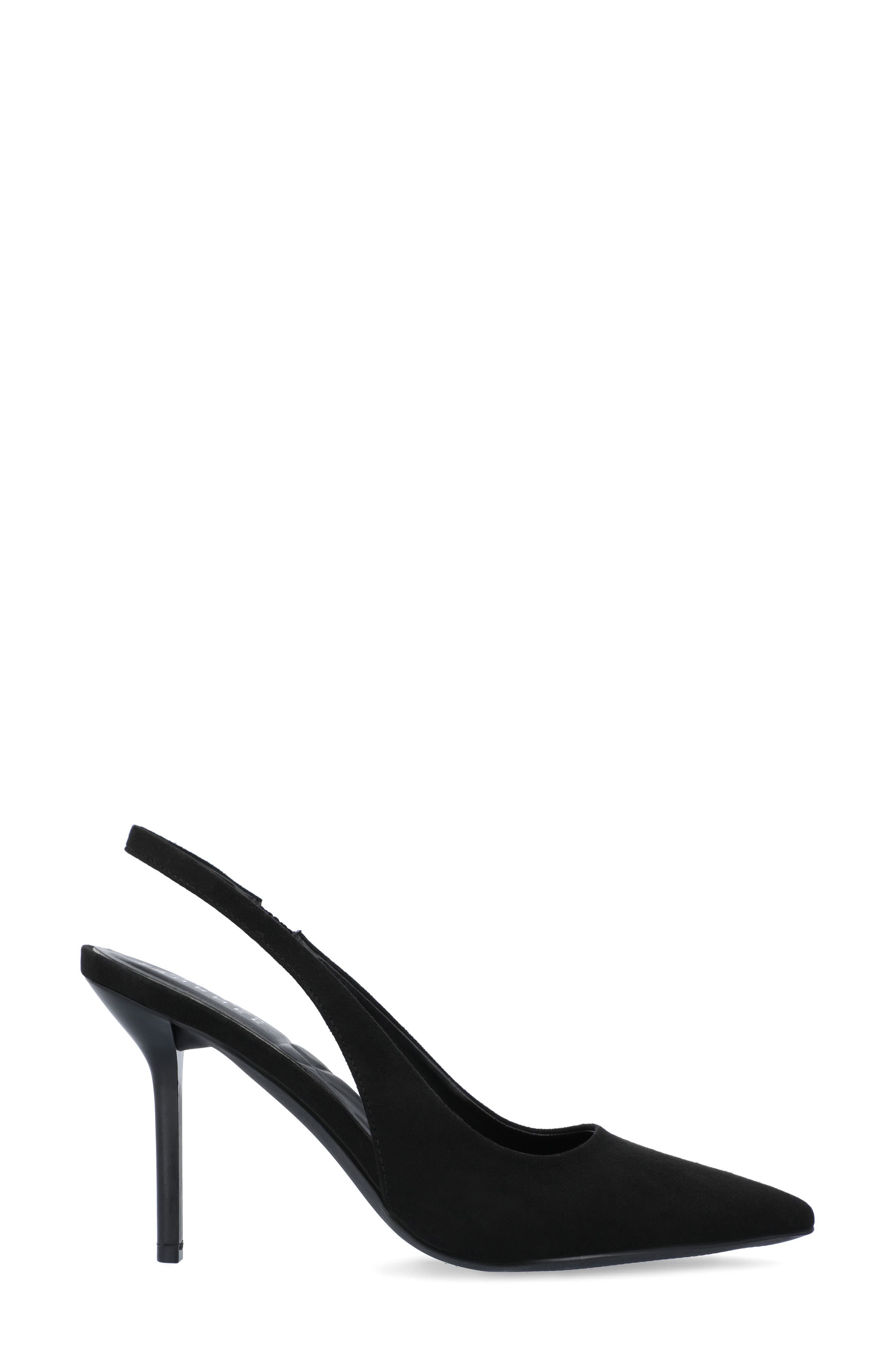Journee Collection Elenney Slingback Pump - Wide Width, Alternate, color, Black