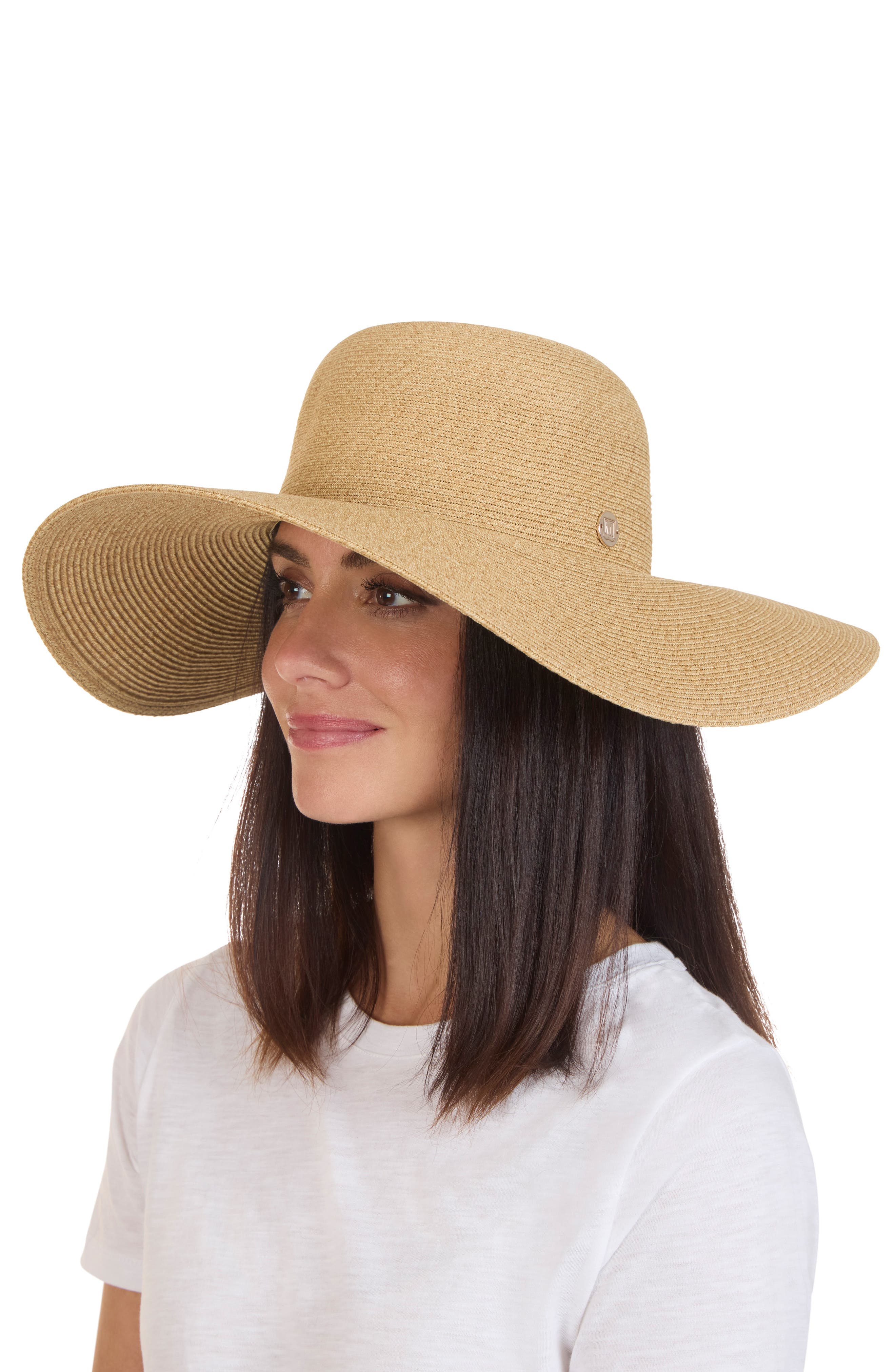Bruno Magli Packable Floppy Brim Sun Hat (Women) | Nordstromrack