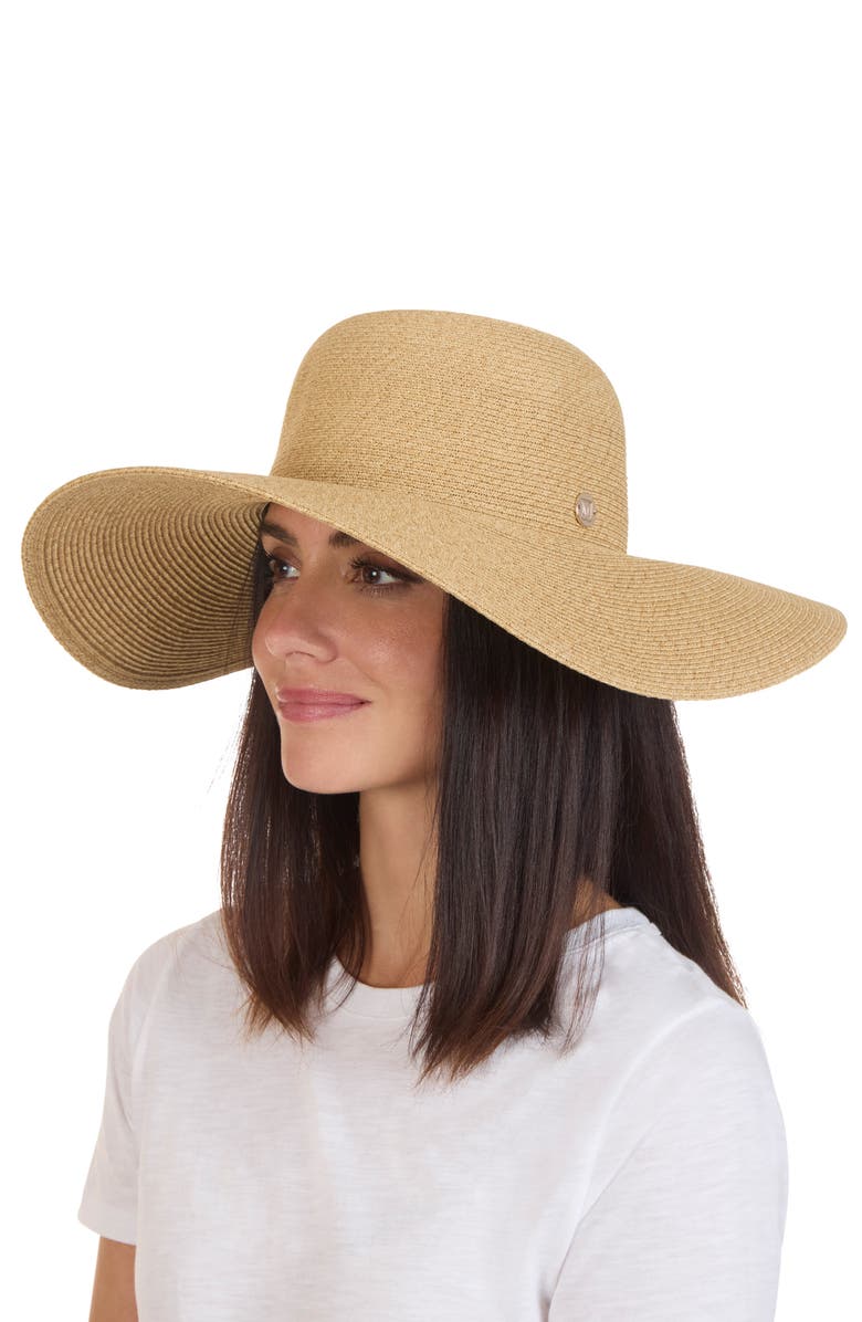 Bruno Magli Packable Floppy Brim Sun Hat, Alternate, color, Natural